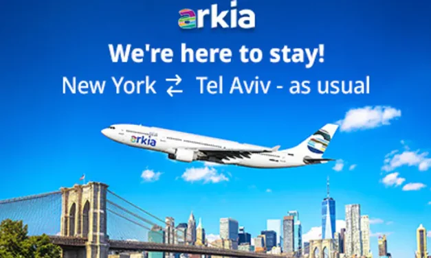 Arkia is here to stay: Nonstop New York-Tel Aviv flights resume