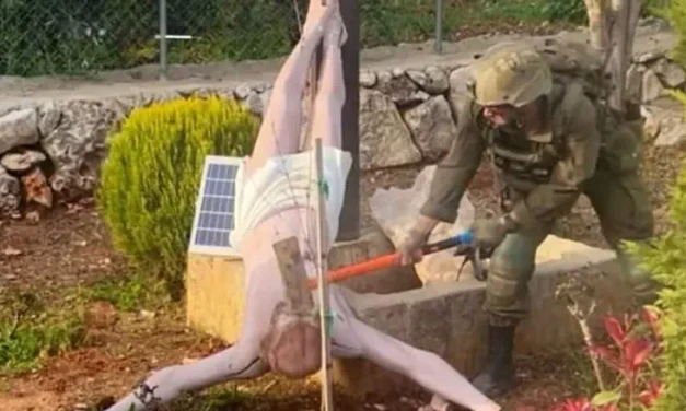 The punishment for the soldier who damaged a Jesus statue