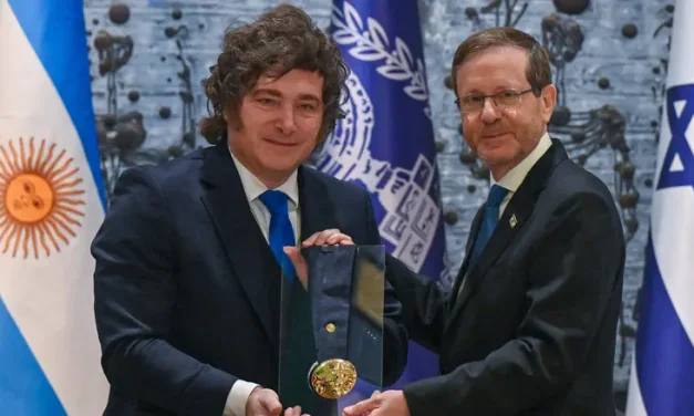 President Milei awarded Israel’s highest civilian honor