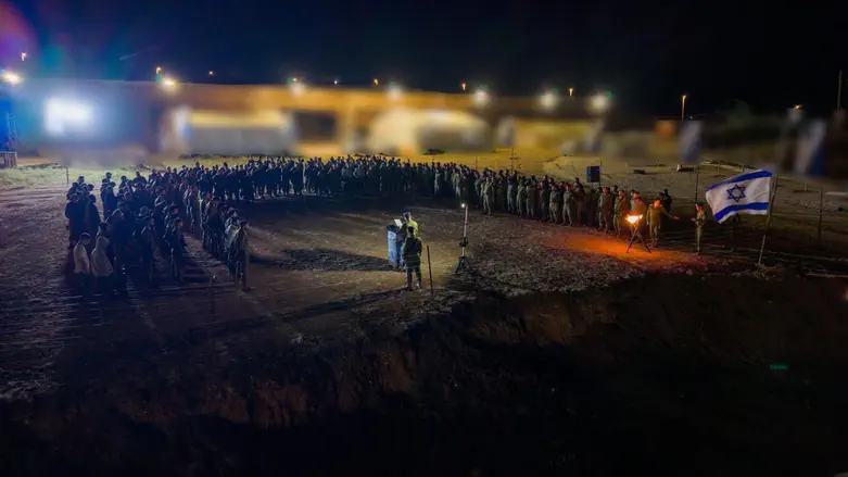 Hasmonean Brigade salutes the fallen on base and in Lebanon