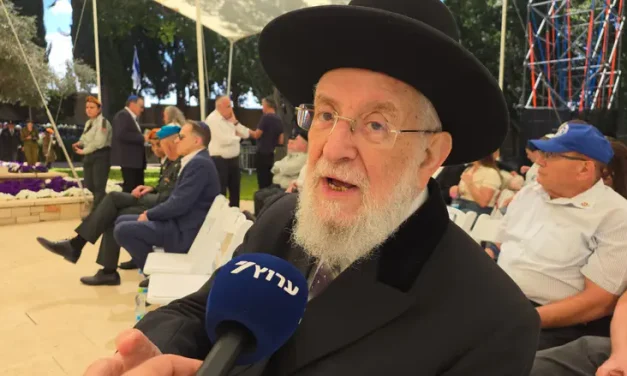 Rabbi Lau’s Independence Day message of unity