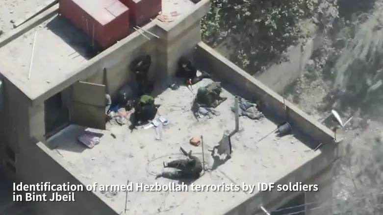 Watch: IDF identifies and eliminates six Hezbollah terrorists in Bint Jbeil