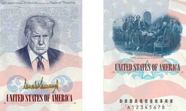 Trump portrait to appear in special US passport for 250th anniversary