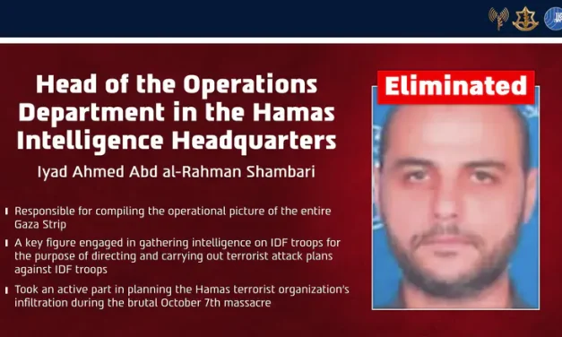 Key Hamas intelligence officer eliminated in Gaza