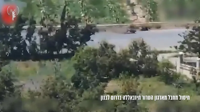 Drone footage: Hezbollah terrorist eliminated while riding a motorcycle