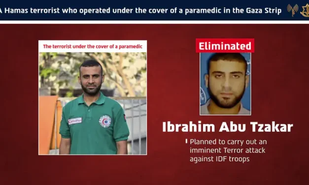 Revealed: Hamas terrorist disguised himself as paramedic