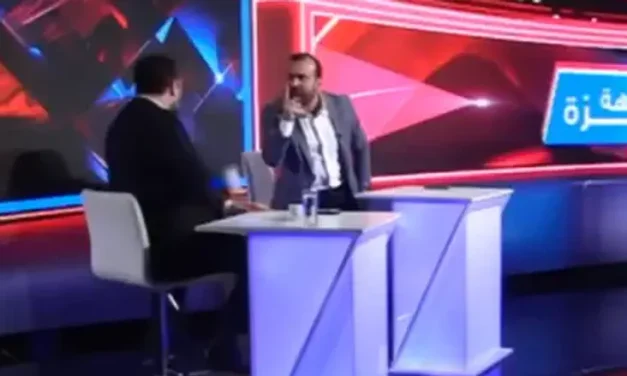 Lebanese broadcast turns into a fighting match