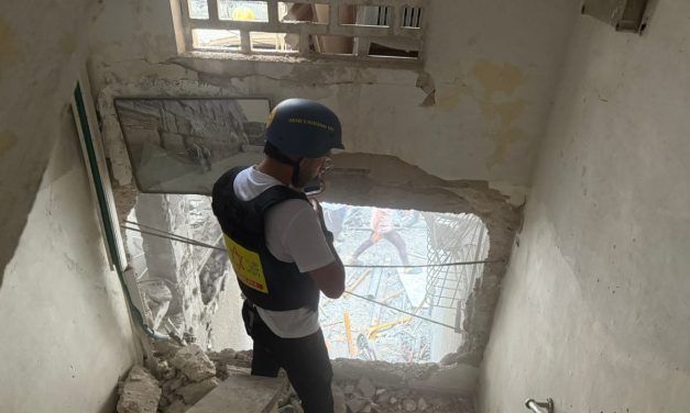 Sixteen wounded in central Israel after Iran launches cluster munitions