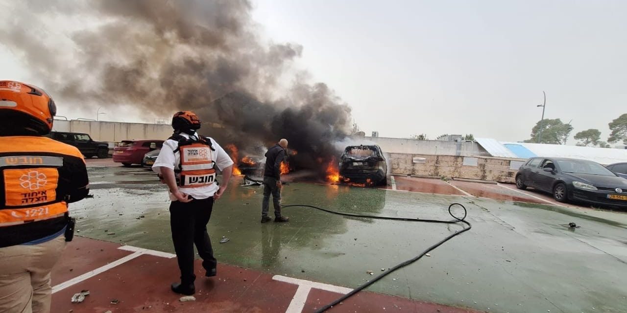 One lightly wounded after Iranian missile barrage targets northern Israel