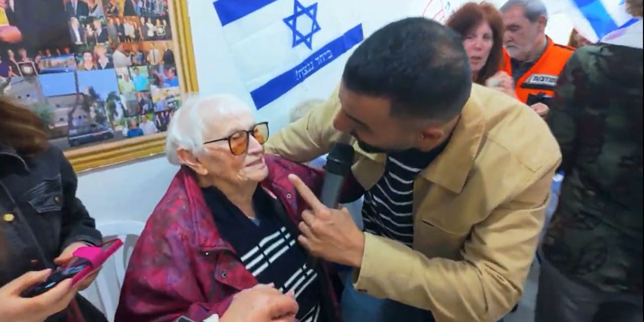 WATCH: 105-year-old Holocaust survivor celebrates birthday in bomb shelter during sirens