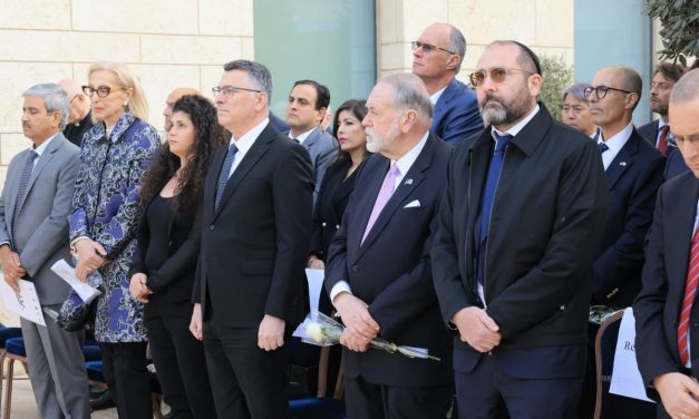 From Lithuania to Jerusalem, a Holocaust survivor shares his story with diplomats