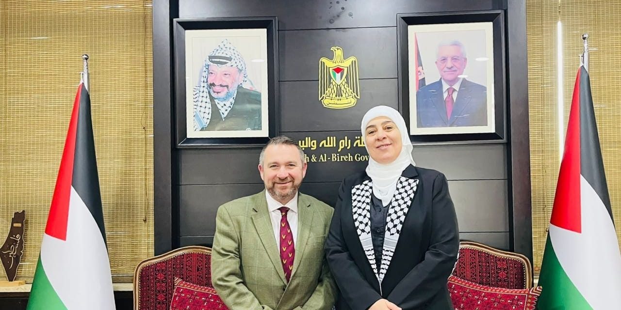 UK defense official met Ramallah governor who held meetings with released terrorists