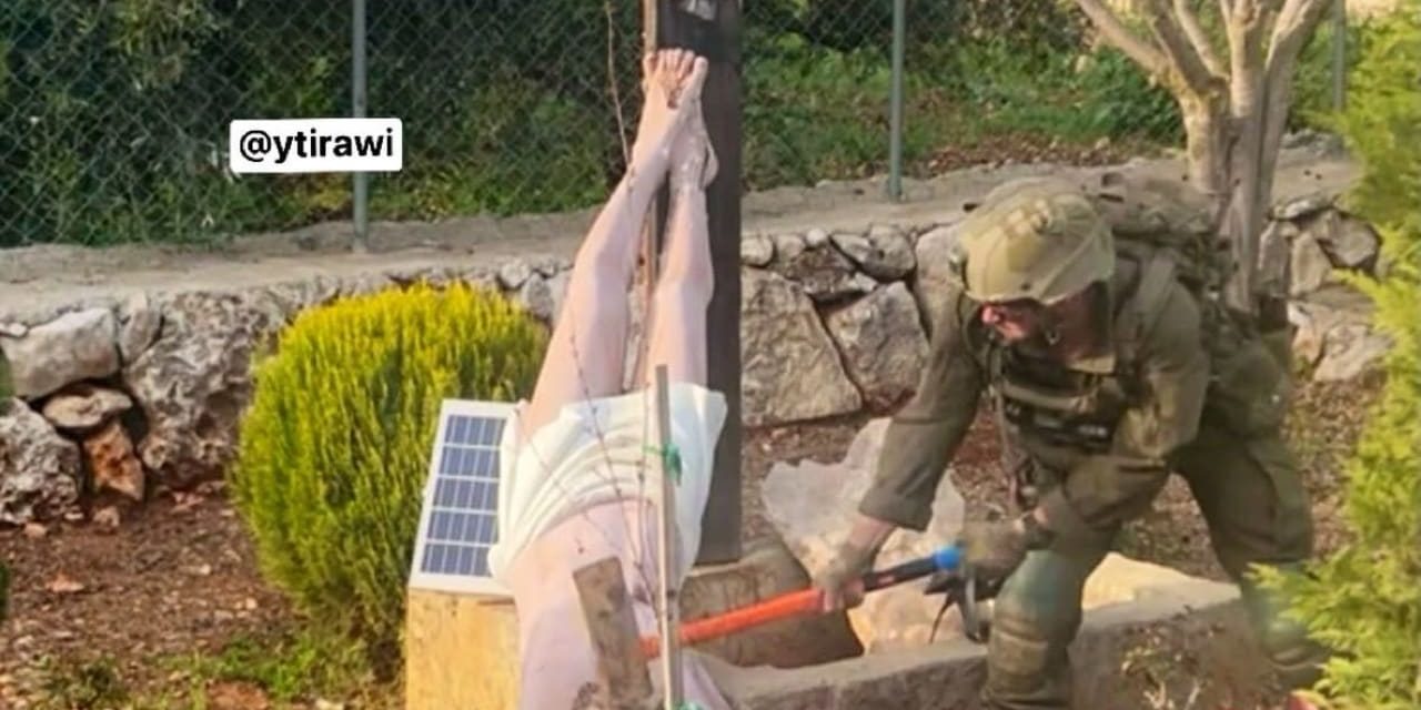 IDF to investigate alleged incident of soldier smashing Jesus statue in southern Lebanon
