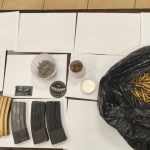 Two arrested in possession of IDF weapons, ammunition, and illegal drugs