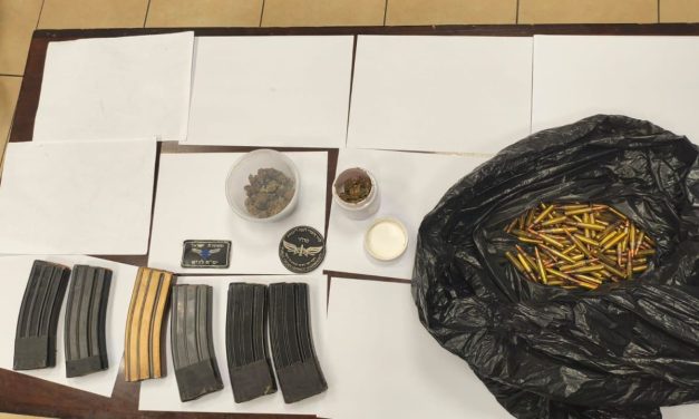 Two arrested in possession of IDF weapons, ammunition, and illegal drugs