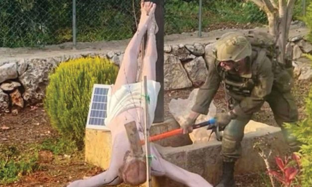 Why would an Israeli soldier use a sledgehammer to smash the face of Jesus? – opinion