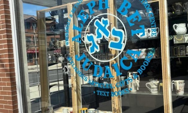 Assault outside synagogue, rock thrown through Judaica shop window raise Toronto Jews’ concerns