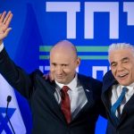 Lapid willing to move down to third on Together party list to bring Eisenkot to join