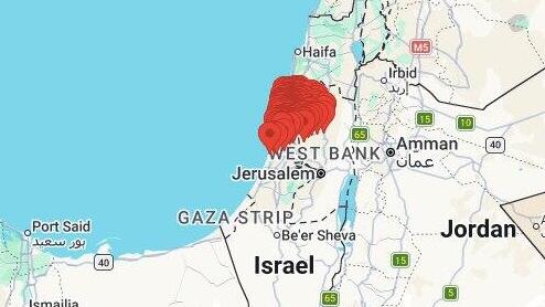 Air raid sirens sound across central, southern Israel amid Iranian cluster munition fire