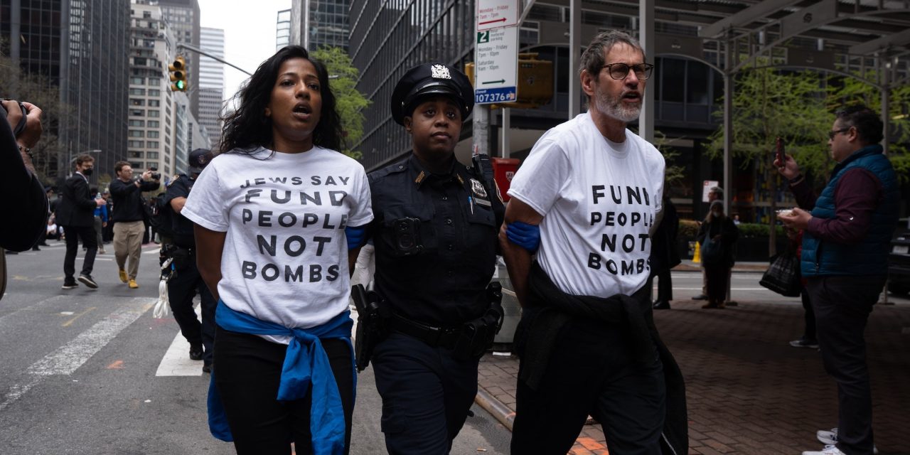 Jewish protesters arrested outside Schumer’s office while calling for US to ‘stop arming Israel’