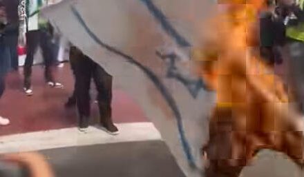 ‘Examine their ties to Iran and Hezbollah’: Moroccan lawyer files complaint over Israel flag burning in Rabat