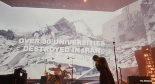 The Strokes protest Gaza, Iran wars at Coachella with visuals, revive ‘Oblivius’ in rare live performance