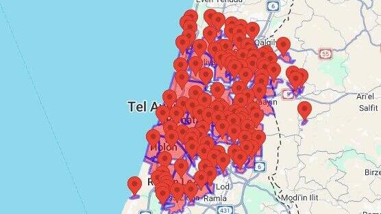 Sirens sound in central Israel after Iran missile launch