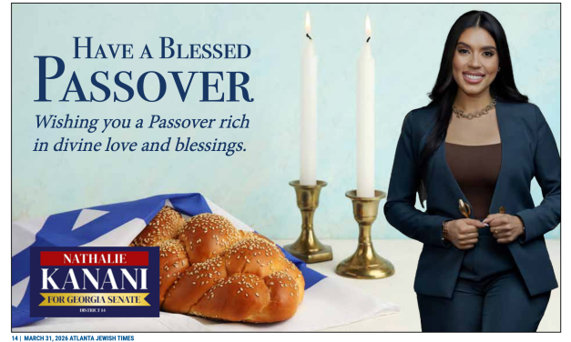 Georgia political candidate apologizes for Passover ad that featured challah
