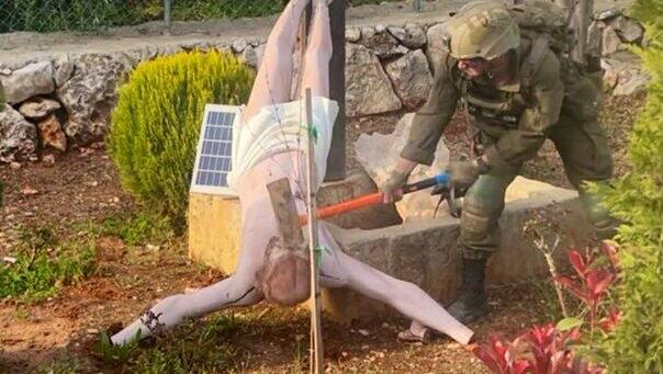 ‘I prayed it was AI’: Catholic Church condemns IDF soldier’s destruction of Jesus statue in Lebanon