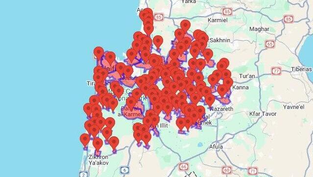 Iran missile fire sets off sirens in Haifa area and the Galilee; no casualties reported so far