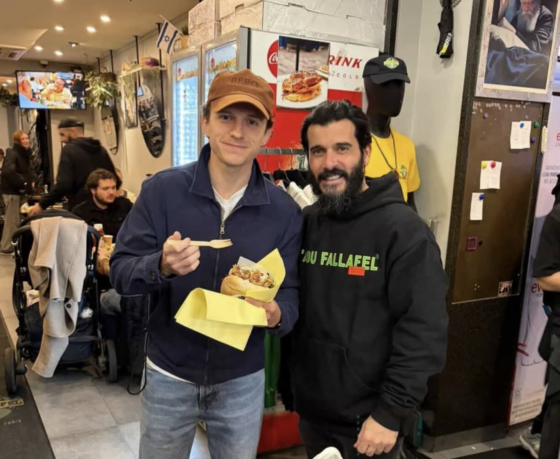 ‘Spiderman’ Tom Holland Dines at Iconic Kosher Restaurant in Paris