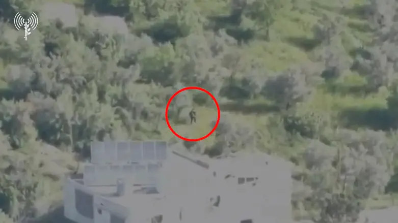 Footage from Lebanon: Terrorists fled on foot – and were eliminated