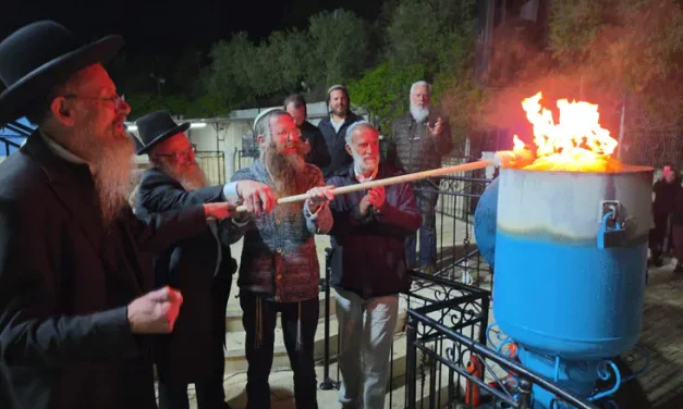 Watch: Lag Ba’Omer at the tomb of Rabbi Yehuda Bar Ilai