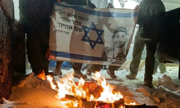 Watch: IDF soldiers celebrate Lag Ba’Omer in the snow