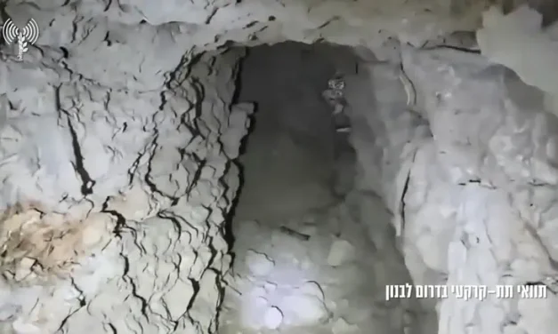Watch: Filmed tour inside a tunnel in Lebanon.