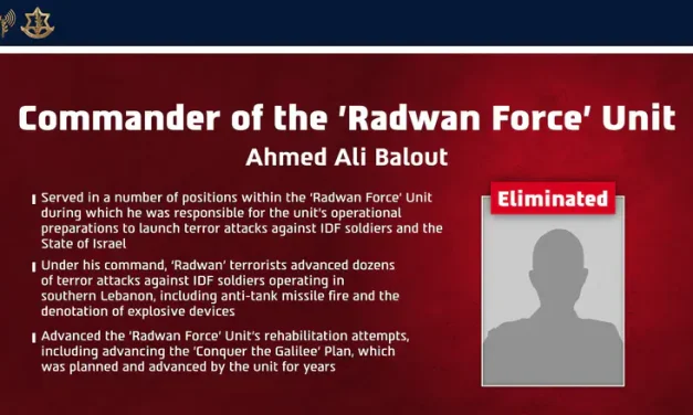 IDF eliminates Hezbollah Radwan Force commander in Beirut strike