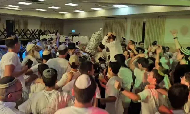 Torah scroll from recycled bottles