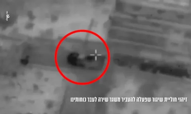 Watch: IDF strikes terrorists attempting to transport launcher that fired at troops