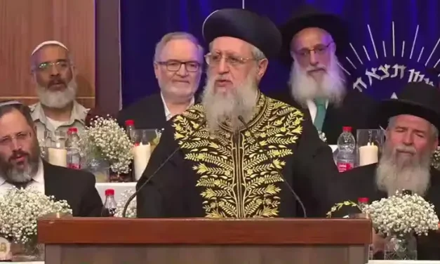 “It shall not happen”: Chief Rabbi David Yosef’s forceful speech at Mercaz HaRav