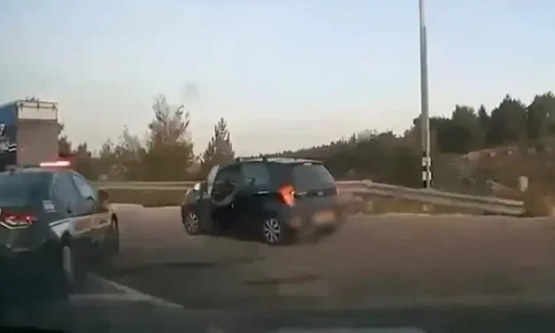 Watch: Policemen shocked to find 8 people squashed in Kia Picanto