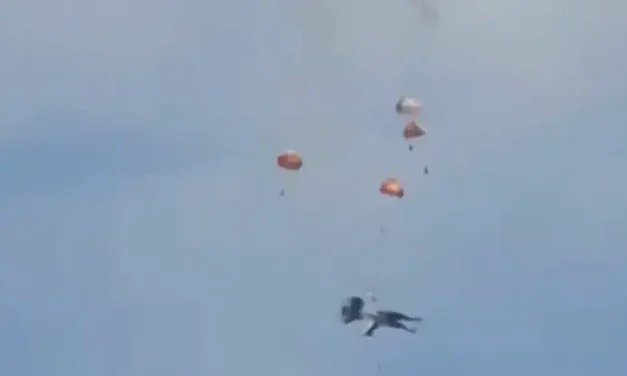 Watch: Fighter jets collide mid-air during airshow