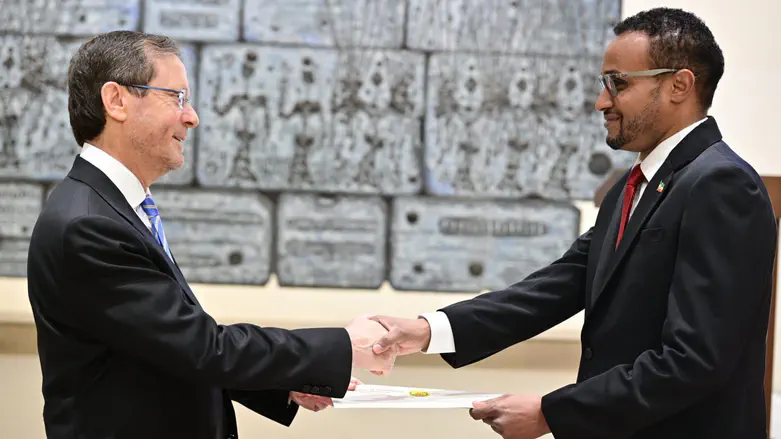 History in Jerusalem: Herzog receives credentials of first Somaliland ambassador