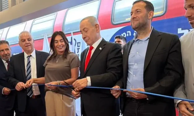 Historic: “Samaria-Taybeh” railway station officially inaugurated in presence of PM
