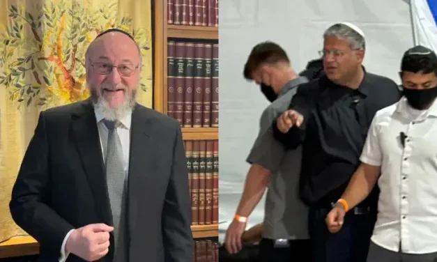 UK Chief Rabbi condemns Ben-Gvir: Very antithesis of core Jewish values’