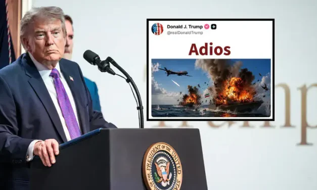 ‘Adios’: Trump’s puzzling post