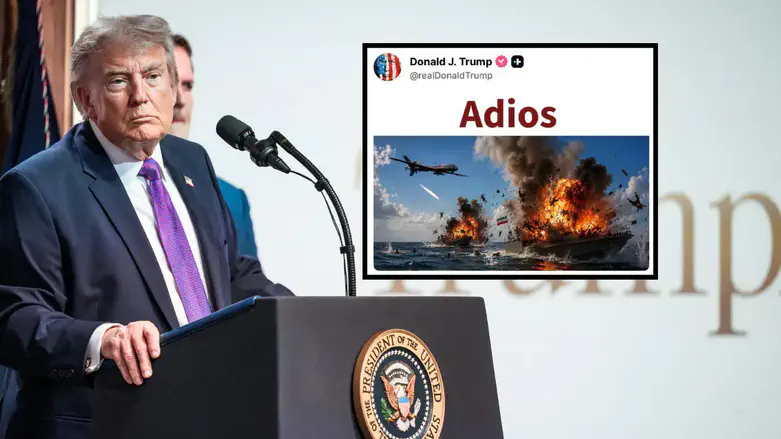 ‘Adios’: Trump’s puzzling post
