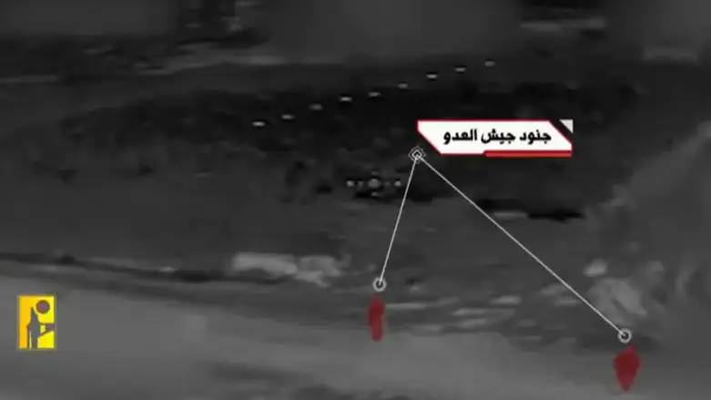 Disturbing footage: Hezbollah begins using FPV drones at night