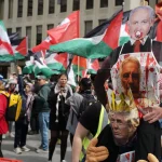 Outrage in Montreal: Trump, Netanyahu, and Ben Gvir hung in effigy by extremists