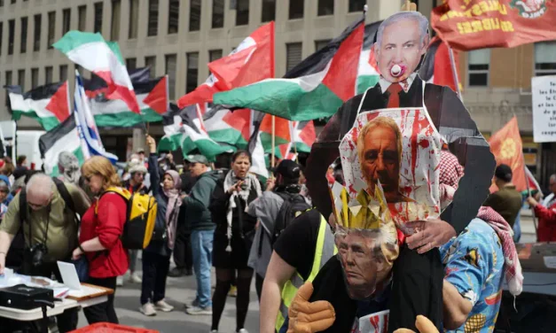 Outrage in Montreal: Trump, Netanyahu, and Ben Gvir hung in effigy by extremists
