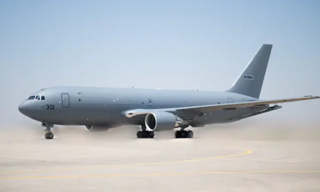 New refueling plane lands in Israel